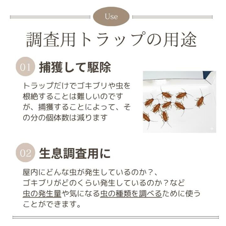 楽天市場】業務用500枚 ゴキブリトラップ 紙製 Sサイズ 調査用トラップ 