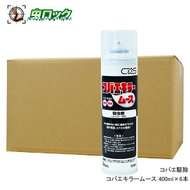 コバエ 駆除 チョウバエ対策 コバエキラームース 400ml×6本 T37617 泡 ムース