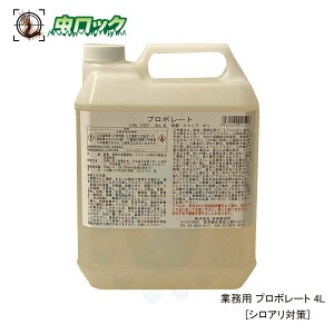 シロアリ駆除剤 ホウ酸 業務用 プロボレート 4L 低臭 水性 クリア 防腐 防虫 白蟻 予防 対策 効果 施工 DIY シロアリ被害 薬剤散布