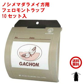 ノシメマダラメイガ 用 フェロモントラップ フジトラップ ガチョン 10セット入 トラップ ルアー 各10個 GACHON 富士フレーバー メイガ類 領収書 ポイント 消化 領収書発行 虫ナイ
