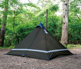 【あす楽対応】 YOKA TIPI TYPE2 ヨカティピータイプツー YOKA TIPI T2【1st ロット】テント ワンポールテント 薪ストーブ YOKA TIPI 新バージョン 片面オープン可能 ダークカーキ チャコールグレー