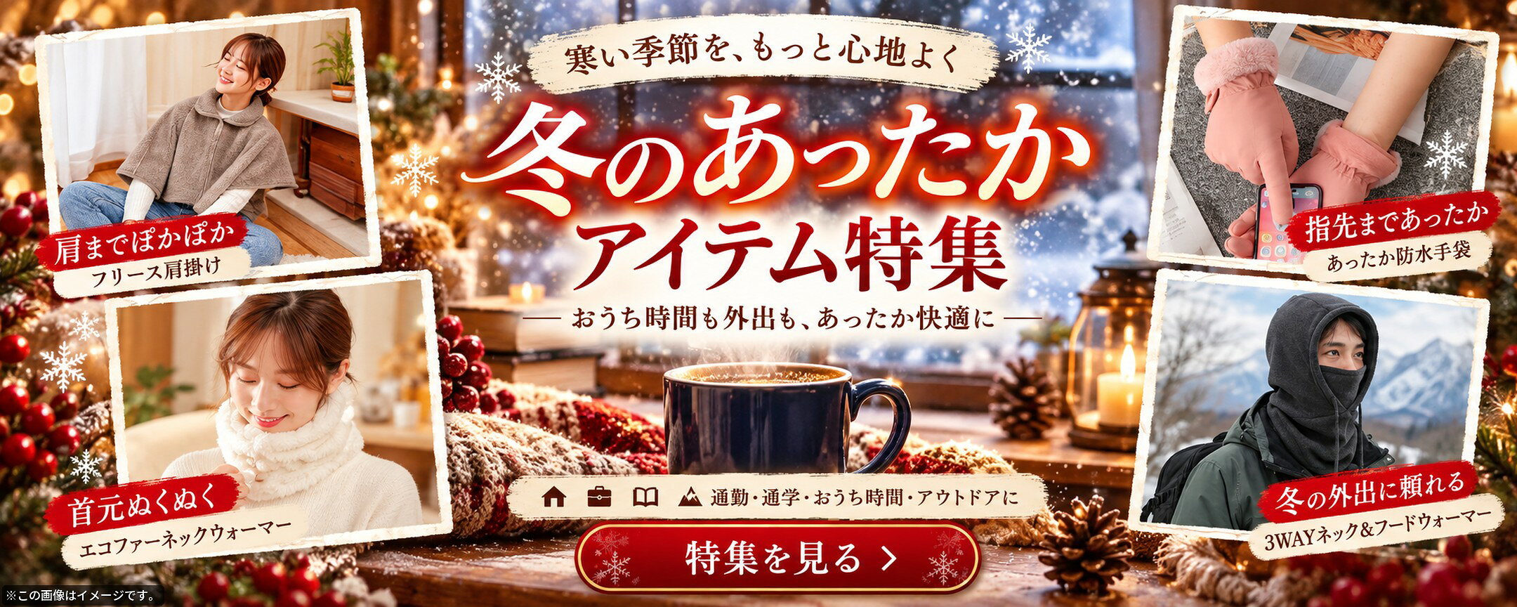 冬のあったかアイテム特集