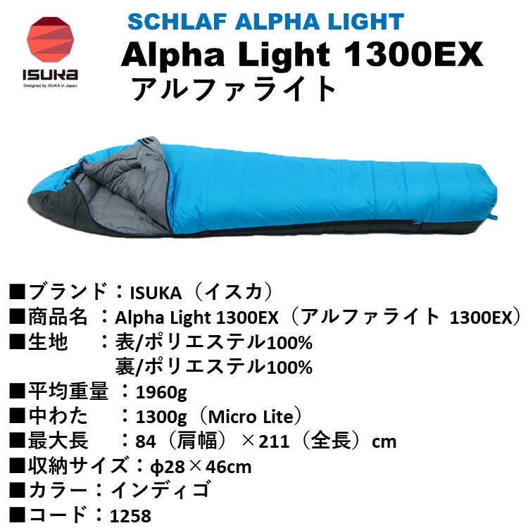 イスカ(ISUKA) アルファライ300X フレッシュグリーン 最低使用温度6度