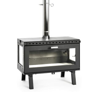 【2025年11月上旬〜12月末入荷予定分】【2025年度最新モデル】薪ストーブ Mt.SUMI マウントスミ アウトドア薪ストーブ ミドラ 【 SG25FWMD】3面ガラス 二次燃焼 薪ストーブ ミドルサイズ 焚き火台