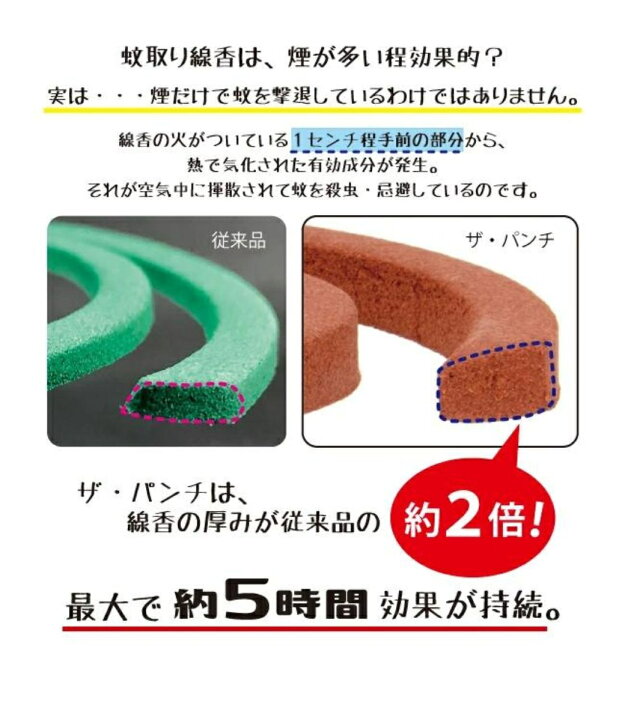 蚊取り線香 かとりせんこう ザ パンチ 特売