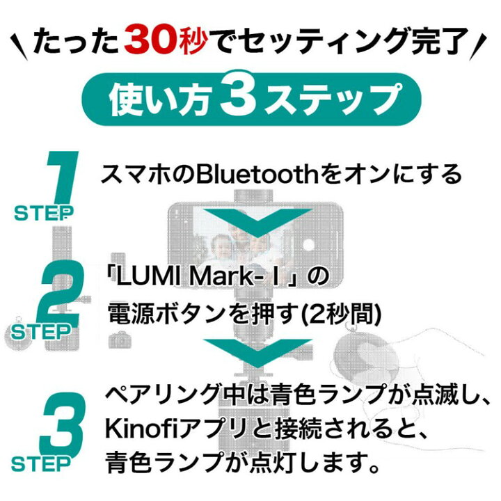 楽天市場】撮影スタンド Kinofi Lumi Mark1 ルミマーク1 手軽にスマホ 