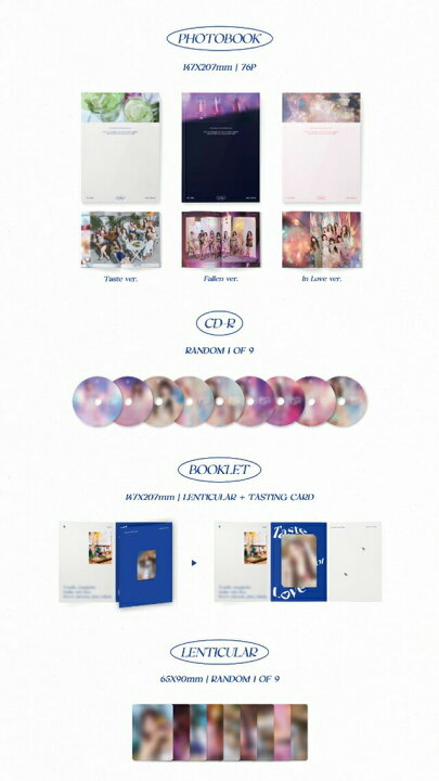 楽天市場】TWICE - Taste of Love : 10th Mini Album バージョン選択 