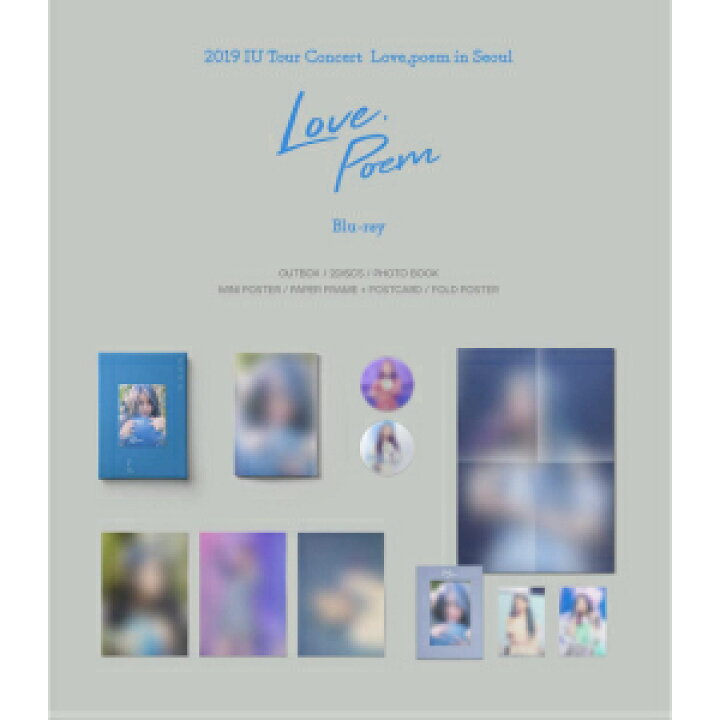 楽天市場】IU - 2019 Tour Concert Love poem in Seoul Blu-ray 韓国盤 