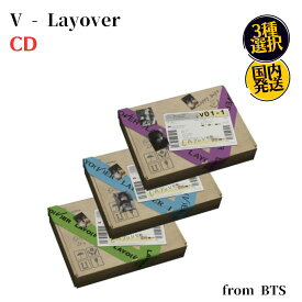 V - Layover 韓国盤 CD 公式 アルバム 3種選択 V from BTS 韓国チャート反映