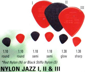 Jim Dunlop Nylon Jazz M^[sbN 12 Jazz2-Black