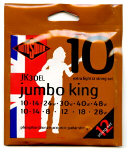 RotoSound (gTEh) JK30EL AR[XeBbNM^[ GNXgCg 12M^[p (LROTJK30EL) 2Zbg