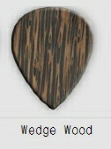 Clayton Exotic Wedge Wood 3枚入り クレイトン ギターピック