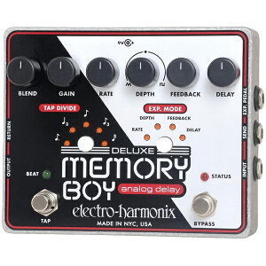 electro harmonix Deluxe Memory Boy Analog delay with tap tempo �������[�{�[�C �A�i���O�f�B���C