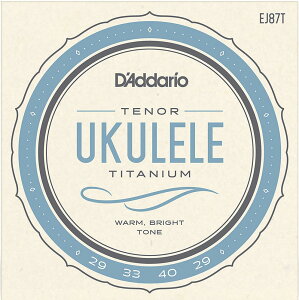 D'Addario EJ87T Titanium Ukulele, Tenor  1set __I ei[EN
