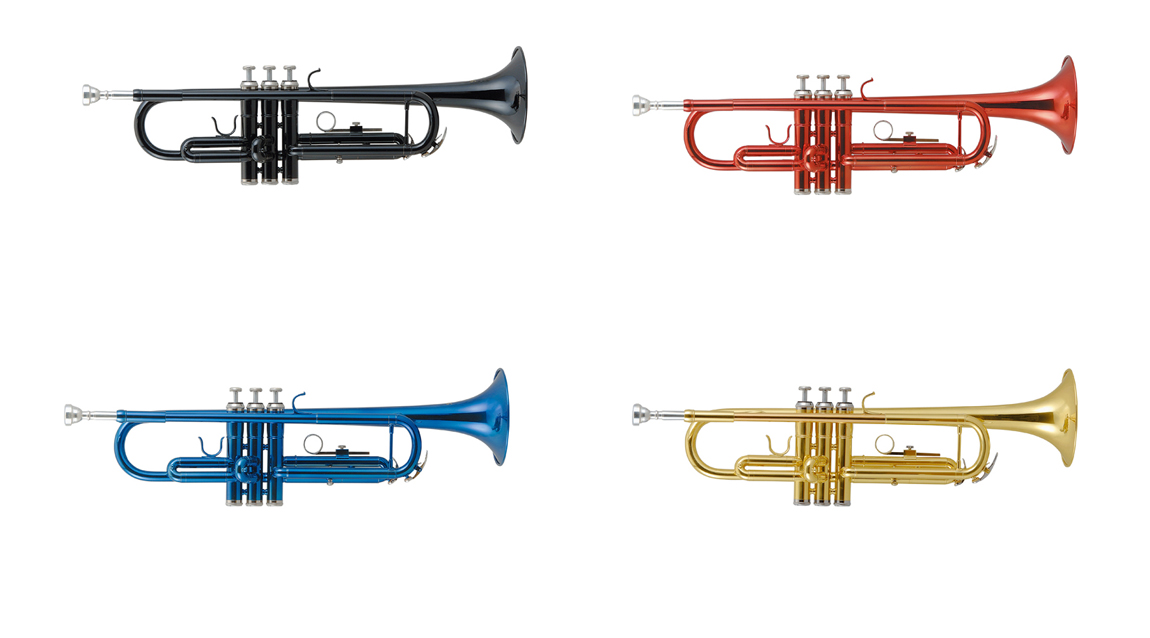 満点の Kaerntner Trumpet 新作 大人気 KTR30 入門セット付き 譜面台 教則DVD 教則本 ラッカーポリッシュ ケルントナー Metallic ミュート トランペット Red