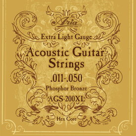Aria AGS-200XL を 1set アリア アコースティックギター弦