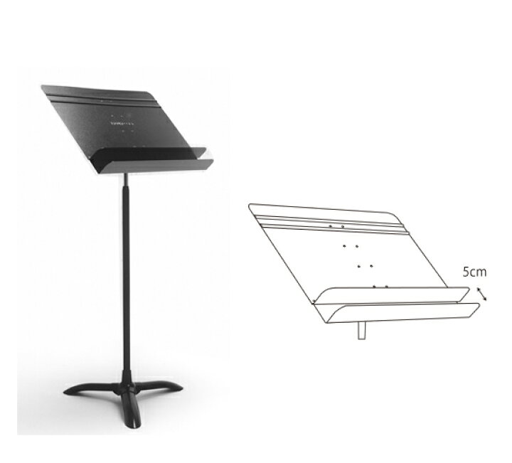 楽天市場】Manhasset M50 Orchestral Stand オーケストラモデル：Black 