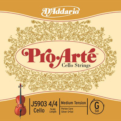 D'Addario Pro・Arte J5903 G-silver ダダリオ チェロ用弦 単線