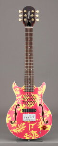 Woodstics Guitars WS-MINI ALOHA Pink & Yellow Aloha Xs[J[~jM^[ \tgP[Xt