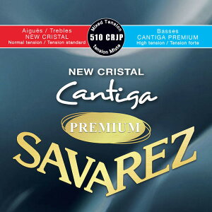 SAVAREZ 510CRJP NEW CRISTAL/CANTIGA PREMIUM Mixed tension iTrebles: Normal tension, Basses: High tensionj 1set ToX NVbNM^[