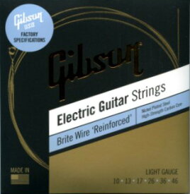 Gibson Brite Wire Reiforced Light Gauge SEG-BRW10 を 1set