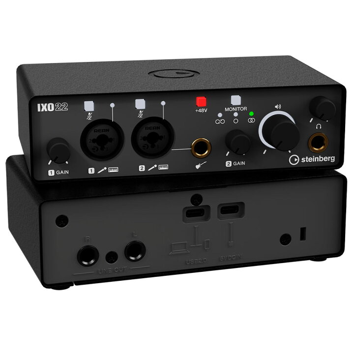 楽天市場】steinberg オーディオインターフェース IXO22 B Black USB 