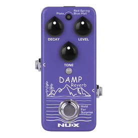 NUX　リバーブ　3 Reverb in a mini pedal Damp Reverb (NRV-3)