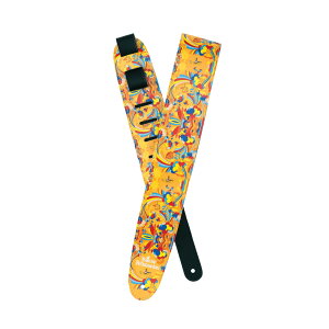 D'Addario �M�^�[�E�x�[�X�p�X�g���b�v THE BEATLES YELLOW SUBMARINE,PRIMROSE PRAIRIE VINYL STRAP 25BYS02