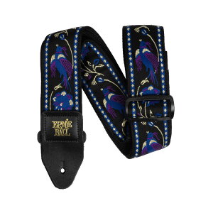 ErnieBall 5371 Classic Jacquard Guitar/Bass Strap - Purple Pleasant Pheasant
