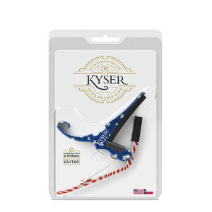 Kyser Quick-ChangeCapo STARS & STRIPES KG6STARA@ AR[XeBbNM^[p J|^Xg