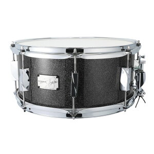 CANOPUS �J�m�E�v�X YAIBA II Maple Snare Drum JSM-1465-SBS-LQ Shadow Black Sparkle (14x6.5)