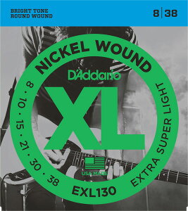 D'Addario EXL130@Nickel Wound Extra super Light  1set __I GLM^[