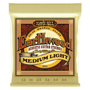 ErnieBall�@P02003 EARTHWOOD MEDIUM LIGHT 80/20 BRONZE�i�A�j�[�{�[�����S�C���s�b�N�P�[�X�t���j 1�Z�b�g