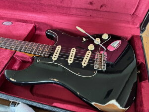 Fender Custom Shop LTD 1960 Dual-Mag Stratocaster - Handwound PU's / Aged Black@tF_[JX^Vbv