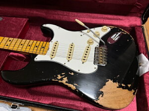 Fender Custom Shop '69 Stratocaster Heavy Relic - Handwound PU's / Black@tF_[JX^Vbv