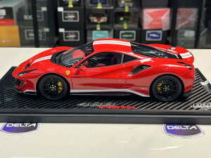 ~jJ[ 1/18 BBR Ferrari 488 Pista In Rosso Corsa 322 C^AXgCvt