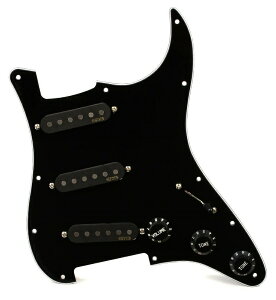 EMG RA-5 Pro Retro Active Strat Style Pre-wired Pickguard S/S/S - Black [sAi][Ai]yVizyM^[psbNAbvz