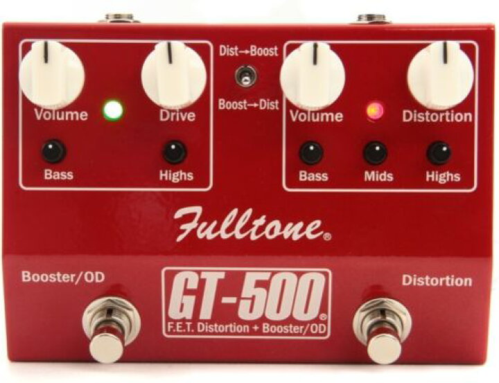 楽天市場】Fulltone GT-500 F.E.T.Distortion + Booster/OD [並行輸入 