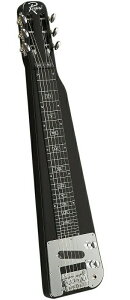 Rogue RLS-1 Lap Steel Guitar with Stand and Gig Bag Metallic Black [sAi][Ai]yViz