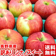 長野県産 訳あり 大玉シナノスイートキズや色むらがありますが秀品と味は変わらないためとってもお買い得…