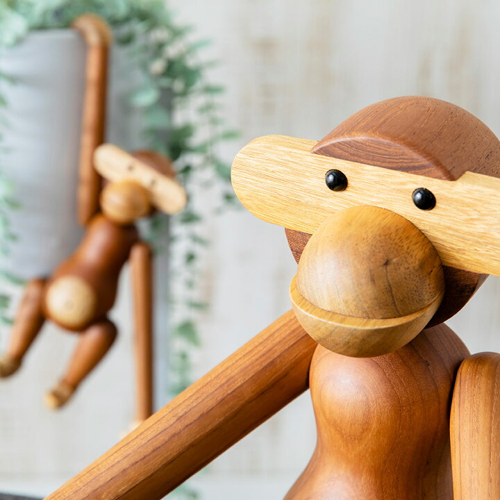 楽天市場】Woody Monkey S ウッディーモンキー オブジェ 置物 干支 