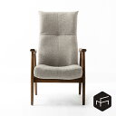 Derriere 1 Seater リクライニングチェア 一人用 パーソナルチェア ソファ 一人掛け おしゃれ 北欧 肘付き デザイナー リビング 書斎 ダイニングチェア イージーチェア ビーチ 天然木 chair デリエール musoufurniture