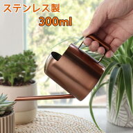 ミニ じょうろ ジョーロ おしゃれ 300ml ステンレス ミニジョーロ 子ども用 小さめ 室内 北欧 アンティー…