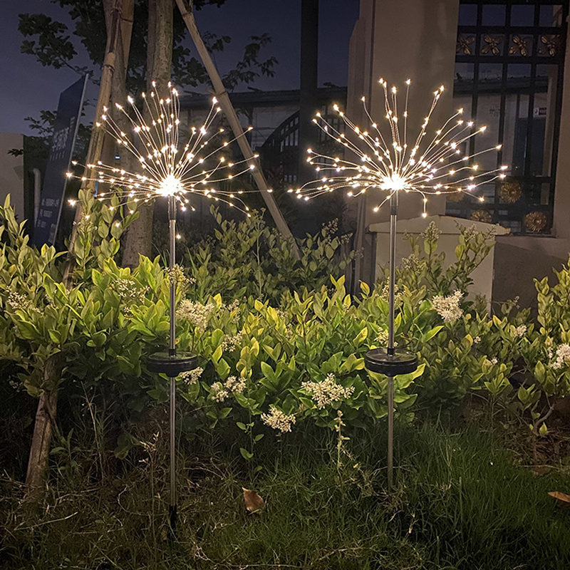 楽天市場】【2個セット】ガーデンライト 花火ライト ソーラーライト