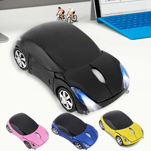 車型 無線マウス スポーツカーマウス ワイヤレスマウス 3D カー型 ミニ 電池式 USB 光学マウス 光学式 コードレスマウス 車型 ノートパソコン ワイヤレス 無線 PCマウス mac 対応 単4電池 高機能