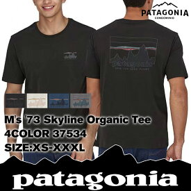 新品 パタゴニア Patagonia M's '73 Skyline Organic Tee 73 メンズ レディース アウトドア キャンプ 新作 半袖Tシャツ 半袖 スカイライン オーガニック Tシャツ 37534『並行輸入品』