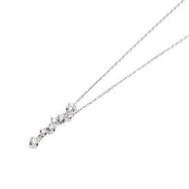 【中古】STAR JEWELRY スタージュエリー ダイヤモンド ネックレス ペンダント K18WG ダイヤモンド0.12ct ホワイトゴールド 小物 アクセサリー