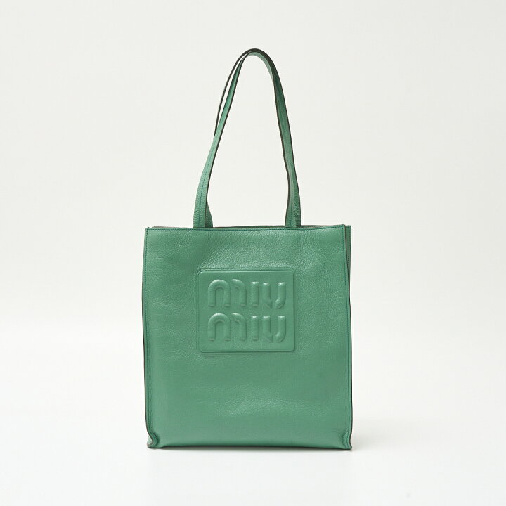 楽天市場】【中古】MIU MIU ミュウミュウ マドラス レザー トート  