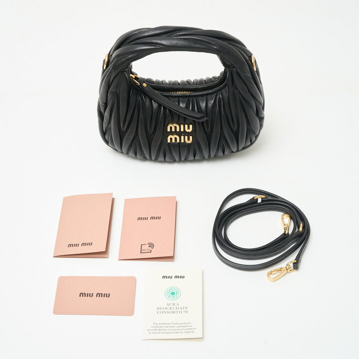 楽天市場】【中古】MIU MIU ミュウミュウ ワンダー マテラッセレザー  