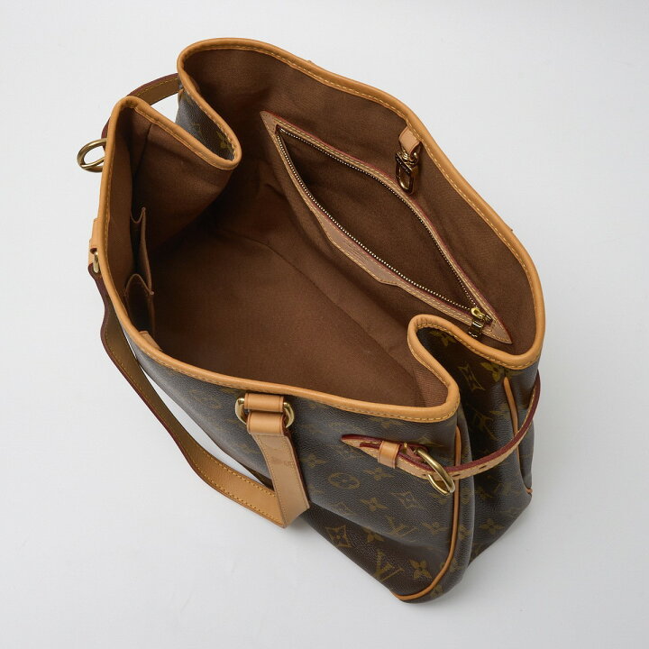 LOUIS VUITTON ルイヴィトン バッグ バティニョール・オリゾンタル モノグラム・キャンバス モノグラム ブラウン ゴールド金具 M51154【送料無料】【中古】【D5042】